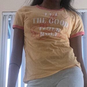 Thereabouts Orange Roller Skate Shirt
